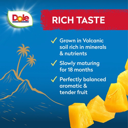 Dole Gold Pineapple Chunks In Juice 227g
