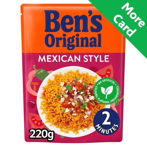 Bens Original Mexican Style Microwave Rice 