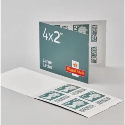 Royal Mail 2nd Class Large Letter Stamp Books