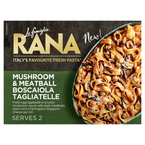 La Famiglia Rana Mushroom & Meatball Boscaiola Tagliatelle 814g