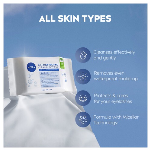 NIVEA Cleansing Face Wipes Normal Skin