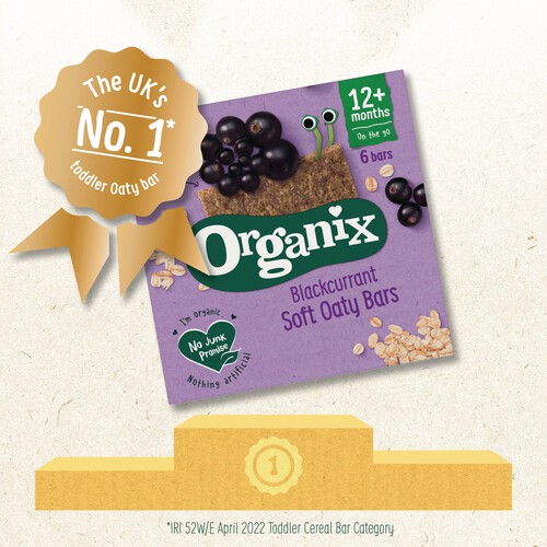 Organix Blackcurrant Soft Oaty Bars 