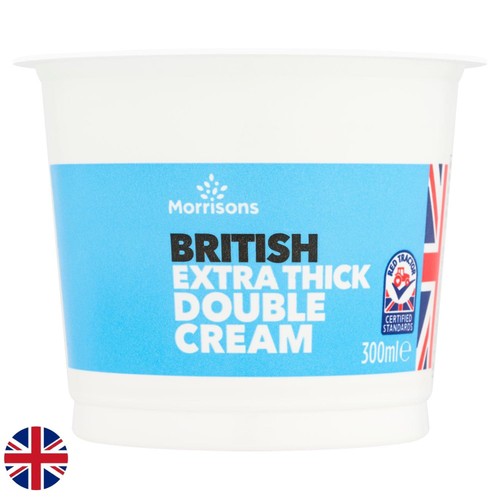 Morrisons British Extra Thick Double Cream