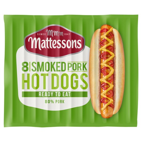 Mattessons Smoked Pork Hot Dogs