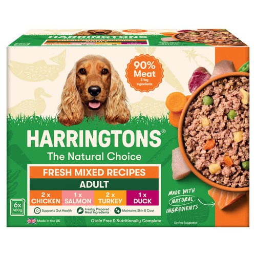 Harringtons Grain Free Mixed Dog Food Trays Multi Pack