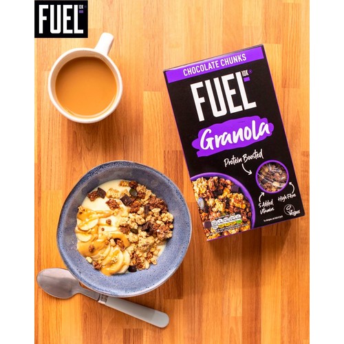 FUEL10K Chocolate Chunks Protein Granola Breakfast Cereal 400g