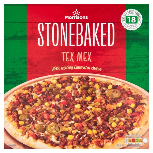 Morrisons Tex Mex Stonebake Pizza