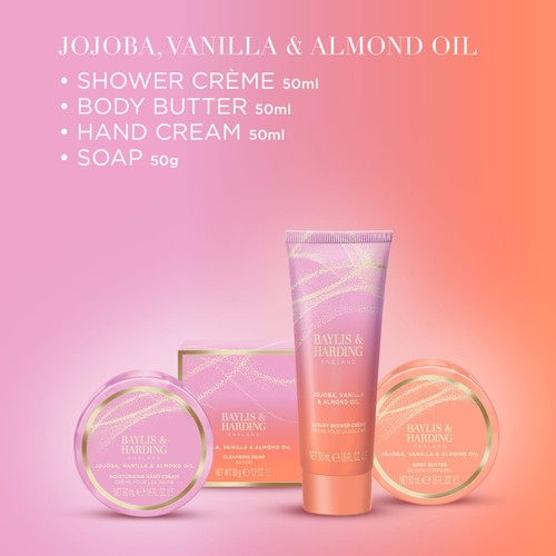 Baylis & Harding Jojoba, Vanilla & Almond Oil Luxury Pamper Tin