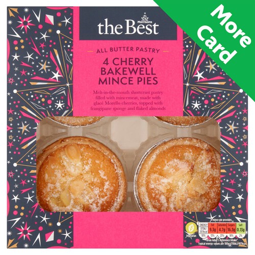 Morrisons The Best Cherry Bakewell Mince Pies