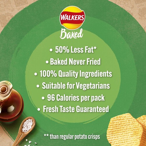 Walkers Baked Salt & Vinegar Snacks Crisps