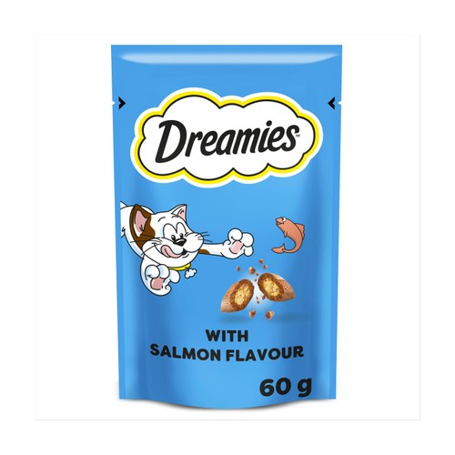 Dreamies Cat Treat Biscuits with Salmon Flavour 