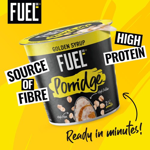 Fuel 10K High Protein Boosted Porridge Golden Syrup