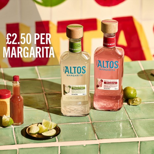 Olmeca Altos Strawberry Margarita 75cl