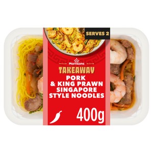 Morrisons Takeaway Singapore Noodles 400g