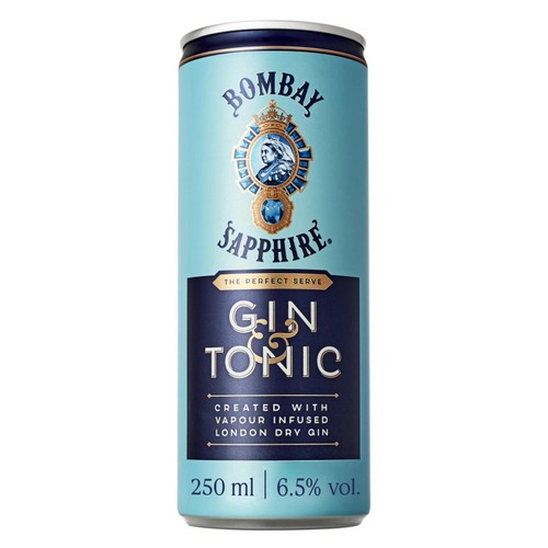 Bombay Sapphire Gin & Tonic Premix Cocktail