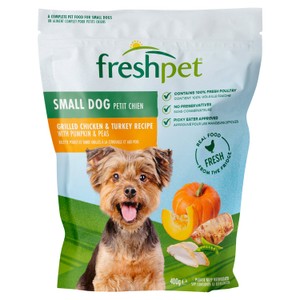 Freshpet Small Dog Grilled Chicken & Turkey With Pumpkin & Peas