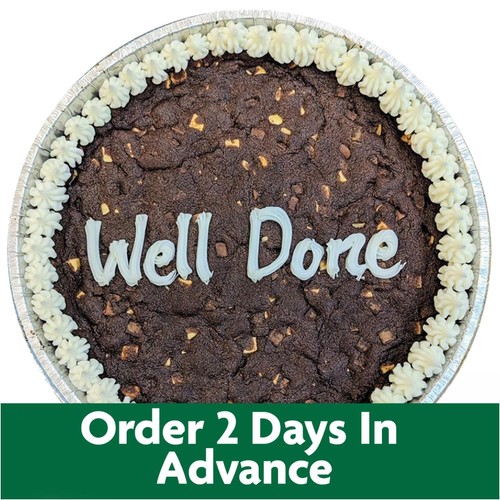 Giant 10" Triple Chocolate Cookie Well Done (Serves 10)   FTO