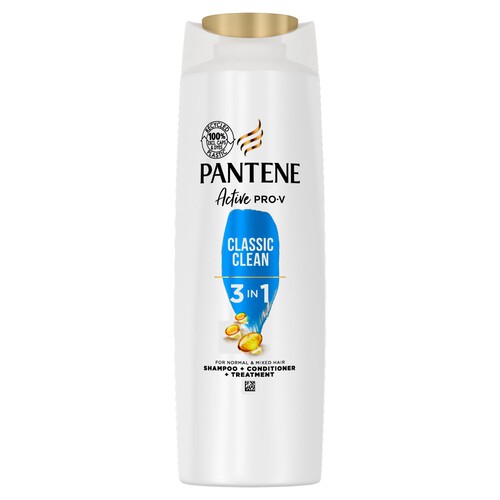 Pantene Pro-V Classic Clean 3in1 Shampoo + Conditioner + Treatment 