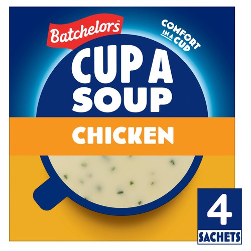 Batchelors Cup a Soup Chicken 4 Instant Soup Sachets 81g