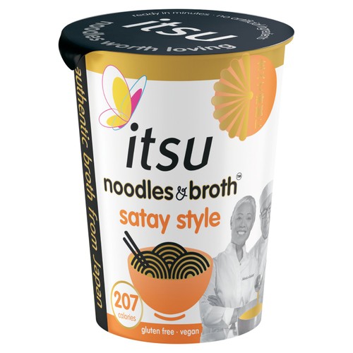 Itsu Satay Style Instant Noodles & Broth Pot 66g