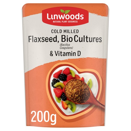 Linwoods Cold Milled Flaxseed, Biocultures & Vitamin D
