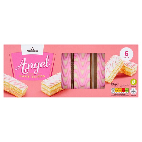 Morrisons 6 Angel Cake Slices 