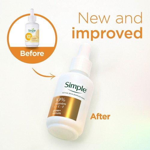 Simple 10% Vitamin C+E+F Face Serum 30ml