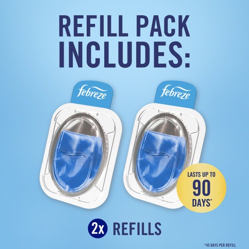 Febreze Bin Freshener Air Refillable Cotton Fresh 9.75ml