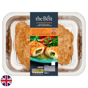 Morrisons British The Best 2 Chicken Kyivs With GarlicButter 320g