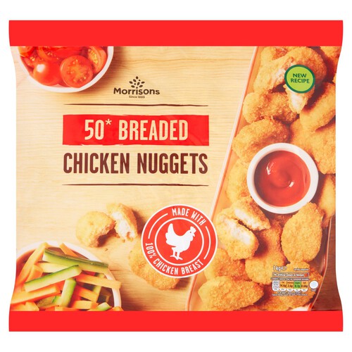 Morrisons 50 Breaded Chicken Nuggets