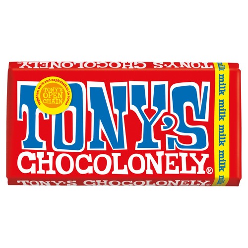 Tony's Chocolonely milk chocolate
