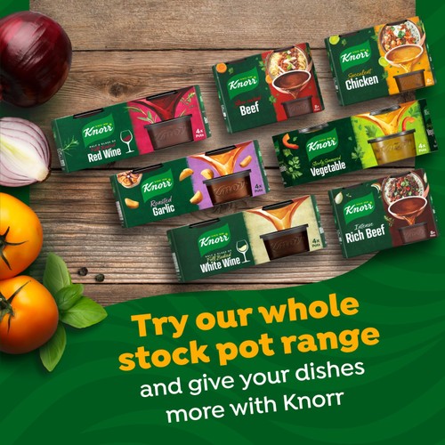 Knorr Garlic Stock Pot 4x28g
