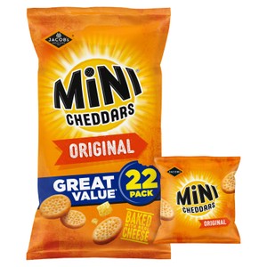 Jacob's Mini Cheddars - Original 22 Pack 506g
