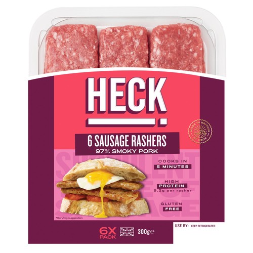 Heck Pork Sausage Rashers 