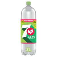 7UP Zero Sugar Lemon & Lime Bottle 2 L
