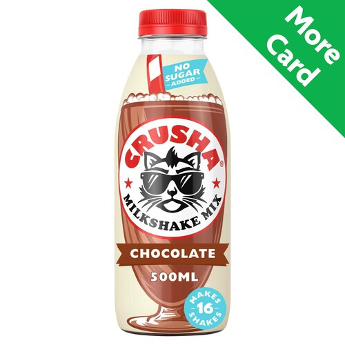 Crusha Chocolate Milkshake Mix No Add Sugar 