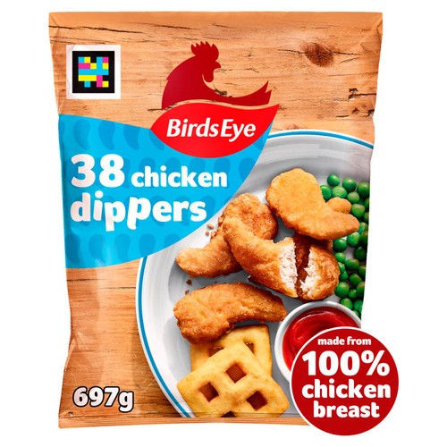 Birds Eye 38 Crispy Chicken Dippers 697g