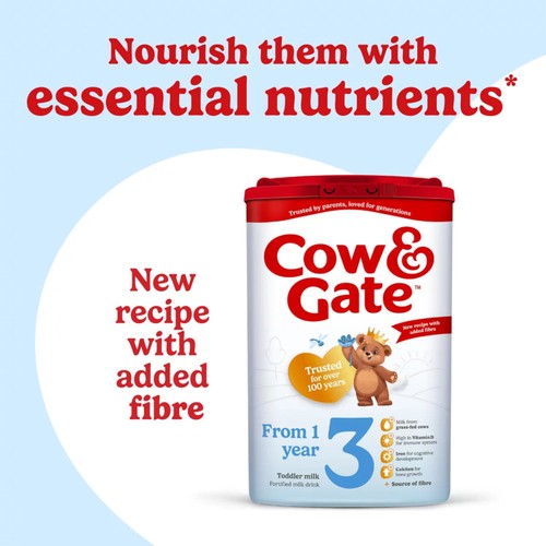 Cow & Gate 3 Toddler Milk Powder Formula 1+ Years   800g