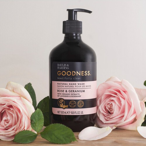 Baylis & Harding Goodness Rose & Geranium Natural Hand Wash