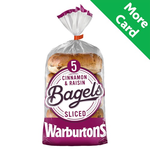 Warburtons Cinnamon & Raisin Bagels