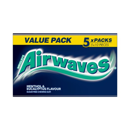Airwaves menthol eucalyptus chewing gum
