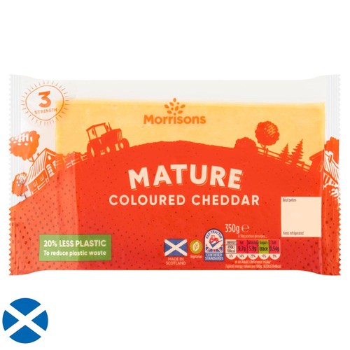Morrisons Scottish Mature Cheddar Cheese 350g