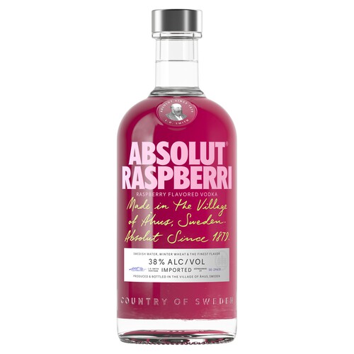 Absolut Raspberri Raspberry Flavoured Vodka