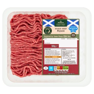 Morrisons British 15% Beef Mince 300g
