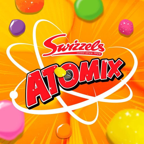 Swizzels Atomics Rainbow Drops 110g