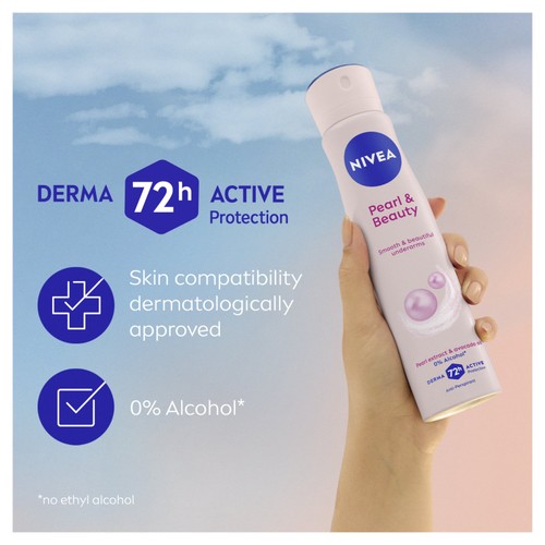 NIVEA Pearl & Beauty 72h Anti-Perspirant Deodorant Spray