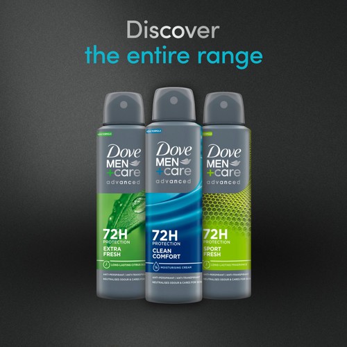 Dove Men Advance Clean Comfort Anti-perspirant Deodorant 150ml