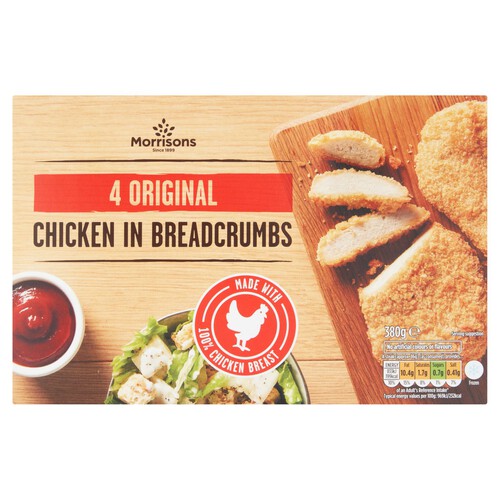 Morrisons 4 Breaded Chicken Steaks