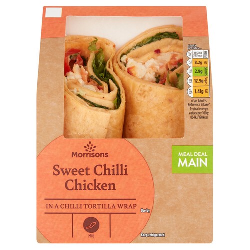 Morrisons Sweet Chilli Chicken  Wrap 