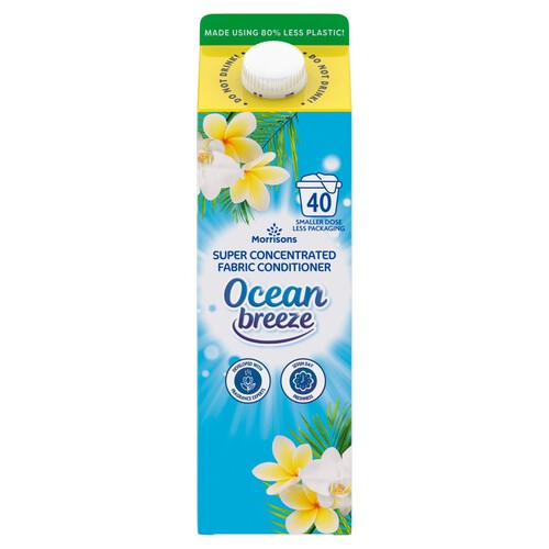 Morrisons Ocean Breeze Fabric Conditioner 40 Washes